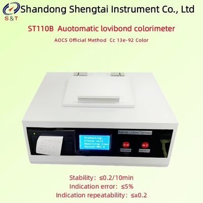 Máy đo màu Lovibond dầu ăn Xám trung tính 0.1～3.9 Đơn vị Lovibond Màn hình LCD lớn AOCS CC 13E-92