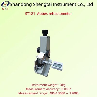 Máy đo khúc xạ Abbes 0℃ ～ 70℃ Đo ND=1.3000 ～ 1.7000 Chất lỏng trong suốt và bán trong suốt ST121