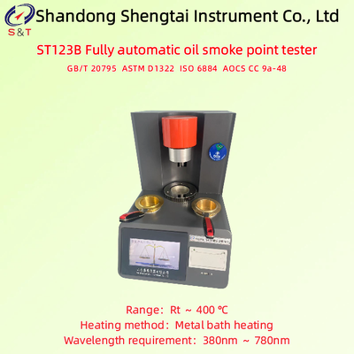 Máy đo điểm khói dầu tự động hoàn toàn đo RT ~ 400 ℃ gia nhiệt bằng bể kim loại ASTM D1322